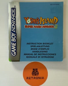 Yoshi’s Island Super Mario Advance 3Nintendo Game Boy Advance Manuale Istruzioni - Foto 1 di 3