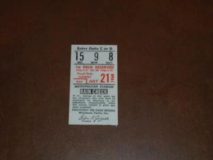 1968 TWINS BASEBALL TICKET STUB VS A'S HOME RUN OLIVA ALLISON - Picture 1 of 2
