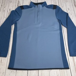 NUEVO Under Armour Golf ColdGear 1/4 Cremallera Sudadera Chaqueta Para Hombres Pequeña Azul Nueva con Etiquetas - Imagen 1 de 9