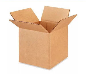 25 Pcs Lot of 6x6x6 Cardboard Paper Box Mailing Shipping Box Corrugated Carton - Picture 1 of 1
