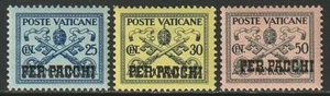 EDSROOM-10324 Vatican City Q4-Q6 LH 1931 Parcel Post CV$26 - Picture 1 of 2