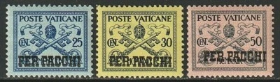 EDSROOM-10324 Vatican City Q4-Q6 LH 1931 Parcel Post CV$26 - Image 1 of 2