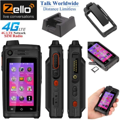 Unlocked 4G Android Rugged Smartphone Walkie Talkie NFC PTT POC Video Recorder - Image 1 of 4