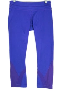 Lululemon Leggings kurz geschnitten Capri royalblau lila Damengröße 9 - Bild 1 von 10