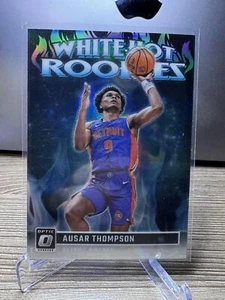 Pistones Optic Ausar Thompson White Hot Rookies Prizm 2023-24 🔥🔥 - Imagen 1 de 2