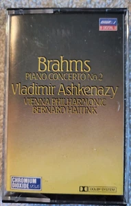 Brahms, Ashkenazy Vienna Philharmonic Haitink Piano Concerto No.2 Cassette - Picture 1 of 7