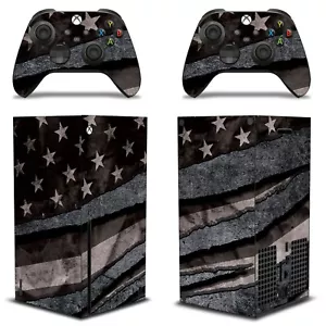 Skin Wrap PARA CONSOLA DE JUEGOS XBOX SERIE X + 2 controlador calcomanía pegatina bandera de memoria - Imagen 1 de 1