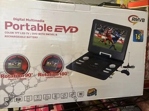 RMBV digital multimedia portable videoplayer color tilt TV swivel recharge NIB  - Picture 1 of 24