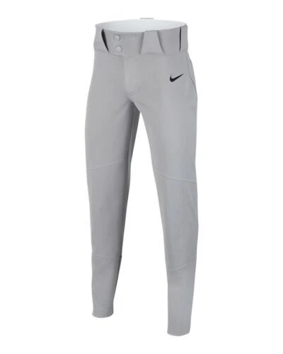 Nike Vapor Select Baseball Pants Gray Boys Kids Elastic Cuff Size Medium - Image 1 of 1