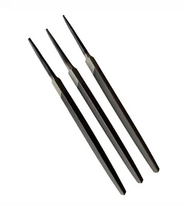 Proops Brothers Set of 3 Engineers Files Triangular 6" Smooth 2nd Bastard F9972 - Picture 1 of 5