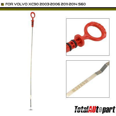 Engine Oil Dipstick for Volvo C70 1998-2004 S60 2001-2009 S70 S80 V70 XC70 XC90 - Image 1 of 4