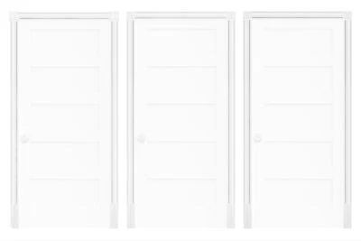 GRAND DECOR Türumrandung Türrahmen Zimmertür Tür Rahmen Dekor Zarge PU Kunststoff weiß DK02