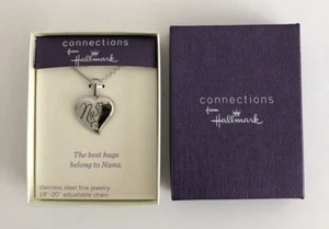 Verbindungen aus Punze Edelstahl Nana Herz Halskette IOB B4-11 - Bild 1 von 5