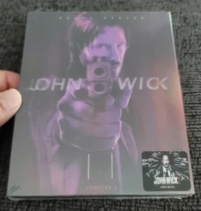 JOHN WICK 2 Novamedia Steelbook Blu-ray Lenticular Nova Exclusive Limited Cover - Picture 1 of 5