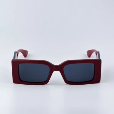 Gucci Men AUTHENTIC Sunglasses Burgundy Blue Rectangular GG1860S 003 BRAND NEW - Image 1 of 4