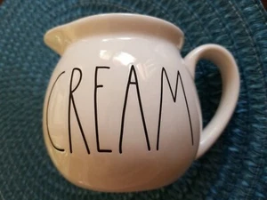 Rae Dunn Artisan Collection by Magenta - Ceramic “CREAM” Creamer Large Letter - Picture 1 of 5