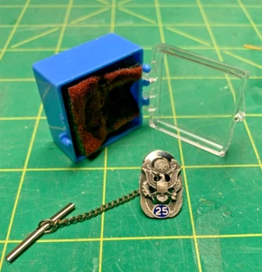 Cravatta vintage 25 anni servizio militare statunitense - Foto 1 di 3