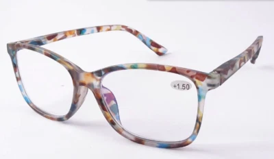 Ladies/ Women's Carrara - Italian Blue Marble Exquisite Reading Glasses -