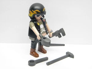 Playmobil 9332 Figures Series 13 Moto Mécanicien Rider Motard Biker - Picture 1 of 1