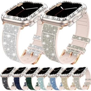 Ladies Silicone Band Strap Bracelet For Apple Watch Series 9 8 7 6 5 SE 38-45mm - Picture 1 of 24