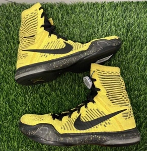 Nike Kobe 10 X Elite High Opening Night CODA Yellow Size 8.5 Sneakers 802762-707 - Picture 1 of 8
