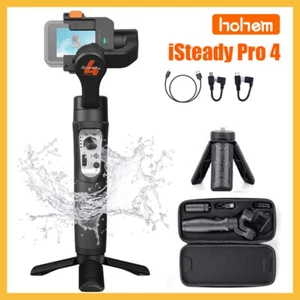 Hohem iSteady Pro 4 3-Axis Gimbal Stabilizer for GoPro 12/11/10/9/8/7/6 Insta360 - Picture 1 of 10
