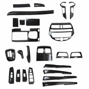 Fit For Honda Accord 4DR 2008-2012 Carbon Fiber Car Interior kit Cover Trim 24Pc - Picture 1 of 7