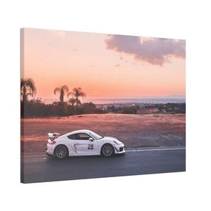 Porsche GT4 High Resolution Museum Quality Horizontal Canvas Print #002 - Picture 1 of 10