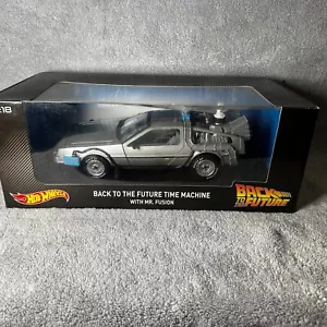 HOT WHEELS 1:18 DELOREAN TIME MACHINE MODEL CMC98 With Mr Fusion *READ - Picture 1 of 8