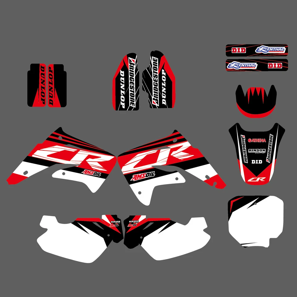 Graphics Decals Stickers Kit For Honda CR85R 2003 2004 2005 2006 2007 2008-2012 - Image 1 of 1