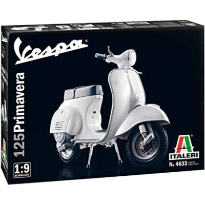 Vespa 125 primavera scala 1:9 italeri - Immagine 1 di 4