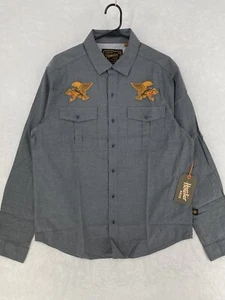 Howler Bros Shirt Mens Medium Gaucho Pearl Snapshirt Osprey Prey Fish NEW 2025 - Imagen 1 de 14