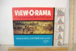~THE BATTLE OF GETTYSBURG~VIEW-O-RAMA SHOW BATTLE ACTION BY ACTION~BOOKLET~ - Bild 1 von 6