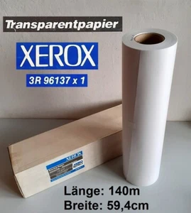 140m Rolle Transparentpapier XEROX 594mm Pauspapier Architektenpapier 0,32€/m - Bild 1 von 11