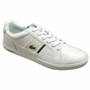 Lacoste Europa 1 SMA White / Dark Green 7-43SMA00241R5 (C6) Mens Trainers