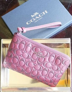 Coach Geschenkset Clutch Geldbörse Etui Handtasche Leder Neu - Bild 1 von 4