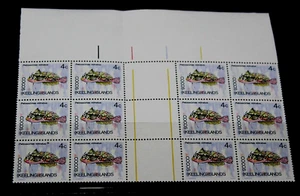 COCOS KEELING IS 1969 BIRDS & MARINE LIFE 4c ISSUE IN G/BLOCK OF 12 M/N/H - Picture 1 of 1