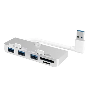 USB 3.0 Hub To 3 Port USB 3.0 SD/TF Card Reader Adapter for iMac 21.5 27 PRO - Picture 1 of 12