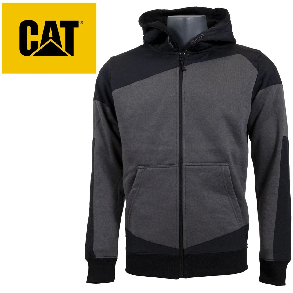 CAT by Caterpillar Zip Hoodie Kapuzenpullover Pulli Pullover Arbeit Freizeit - Bild 1 von 1