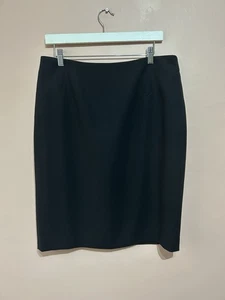 Gonna a matita nuova con etichette Hobbs nera Petite Alva UK 14 - Foto 1 di 4