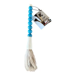 NWT Chinese Calligraphy SHU-FA Brush Turquoise Blue Brush Painting Asian - Picture 1 of 13