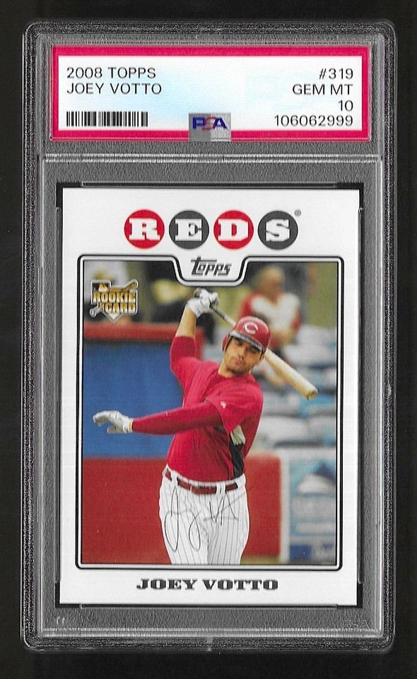 2008 Topps #319 Joey Votto RC Rookie PSA 10 - Image 1 of 1