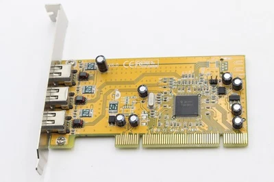 SIIG F009-Y2 FIREWIRE CARD PCI 3-PORT ADAPTER ADAPTOR 3 PORT E189350 0345 Retro - Image 1 of 4