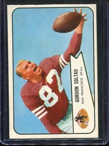 1954 Bowman Football # 101 Gordon Soltau (EX-MT) Excellent to Mint - Picture 1 of 2
