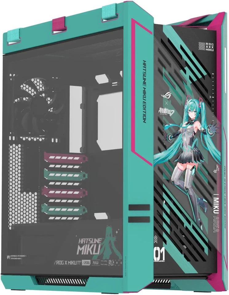 ASUS ROG Strix Helios II Hatsune Miku Edition Gaming PC Case - Image 1 of 4