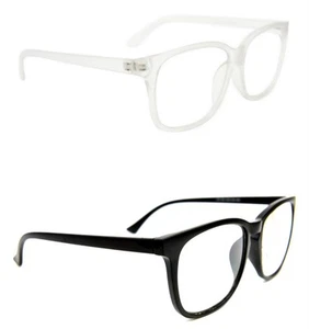 Stylish Fashion Oversized Reading Glasses 1960s Metal Hinges & Slim Temples DX60 - Picture 1 of 18