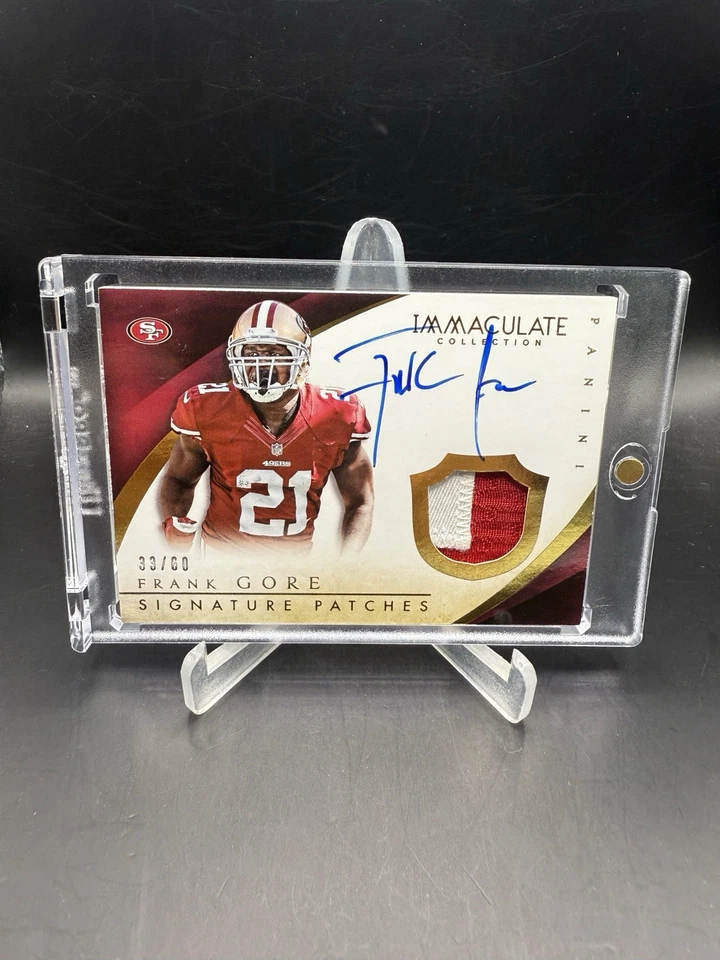 2015 帕尼无玷污弗兰克·戈尔游戏使用卡贴签名/25 49人 — 第 1/2 张图片