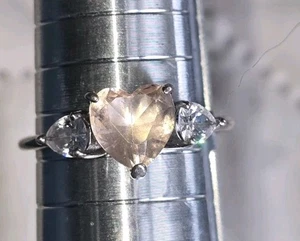 Bomb Party Love Heart Ring .925 SS Size 9 - Picture 1 of 7