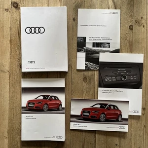 2010-2015 AUDI A1 OWNERS HANDBOOK MANUAL PACK AND WALLET 2011 Ref19275 - Picture 1 of 24
