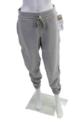 Calvin Klein Womens Logo Drawstring Mid Rise Lounge Pants Gray Size Small - Image 1 of 4